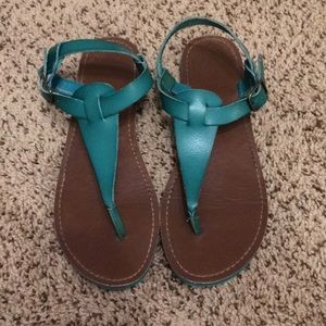 Mossimo Teal Sandals